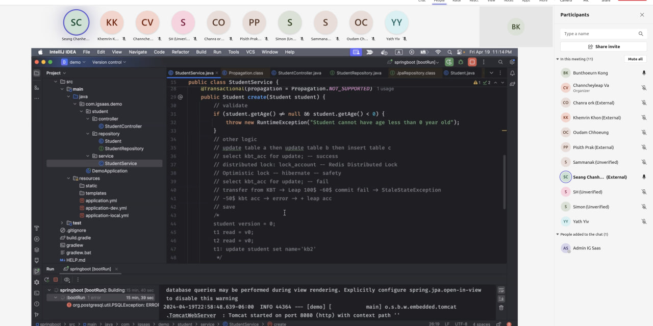 Spring Boot Framework Sharing Part II G-4
